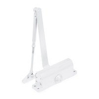 Доводчик NOTEDO DC-080 60-120кг/1100мм с функцией ФОП. Белый - Наши окна - магазин готовых пластиковых окон и дверей