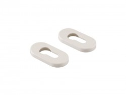 Накладка овальная к роликовому замку Элементис - Наши окна - магазин готовых пластиковых окон и дверей