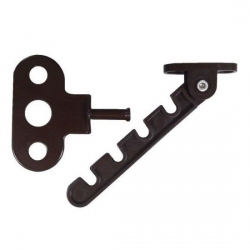 Ограничитель открывания 4х позиционный коричн(гребенка) - Наши окна - магазин готовых пластиковых окон и дверей