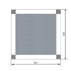 Москитная сетка на окно 600*600 - Наши окна - магазин готовых пластиковых окон и дверей